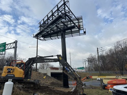 Excavation for Footing/Slab for Billboard